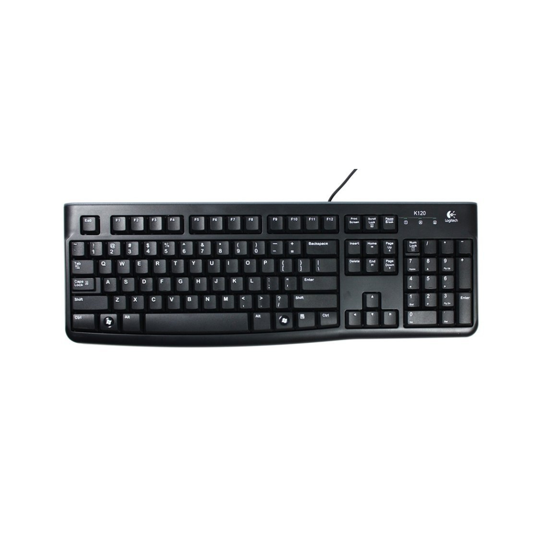 K120 | Logitech Plug and Play USB Keyboard - Black