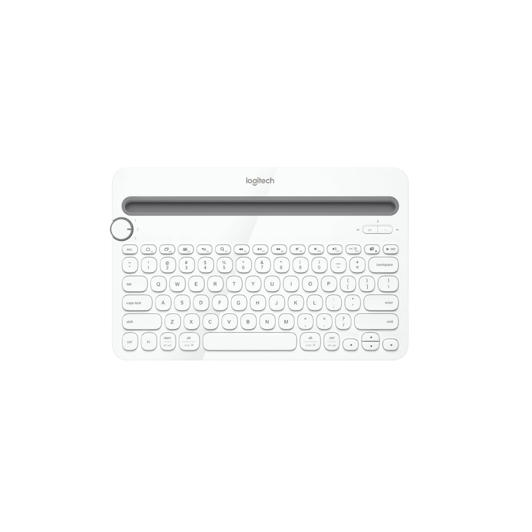 K480 | Logitech Multi Device Bluetooth Wireless Keyboard - White