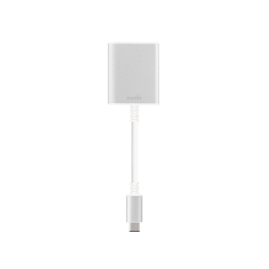 99MO084201 | Moshi USB-C to VGA Adapter - Silver