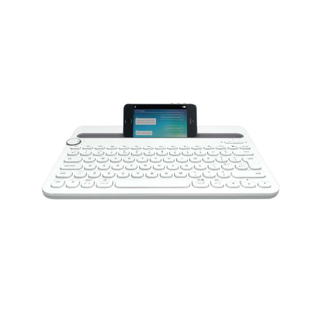 K480 | Logitech Multi Device Bluetooth Wireless Keyboard - White