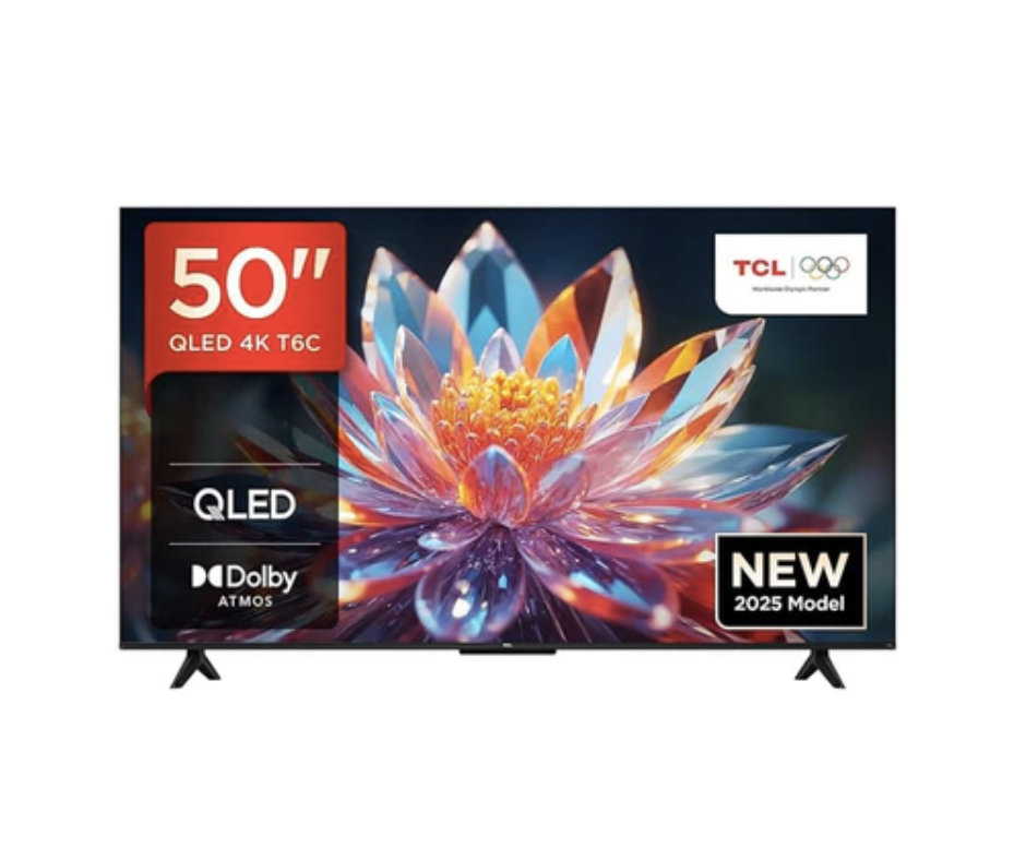 50T6C | TCL 50″ Smart 4K QLED TV