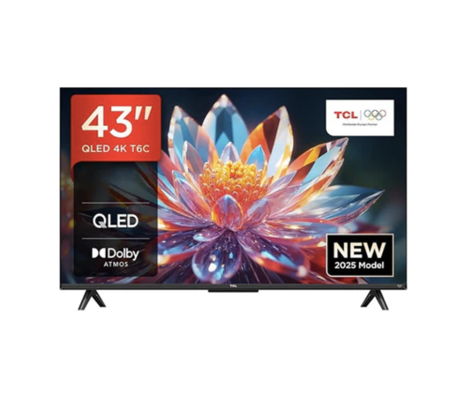 43T6C | TCL 43″ Smart 4K QLED TV