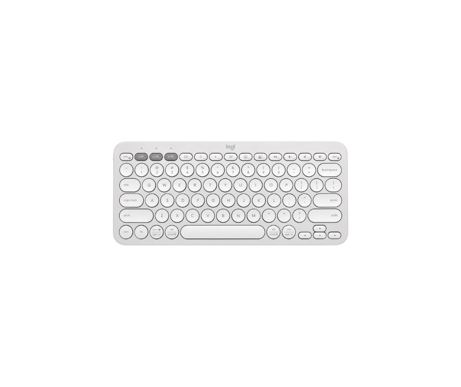 K380s | Logitech Pebble Keys 2 – White