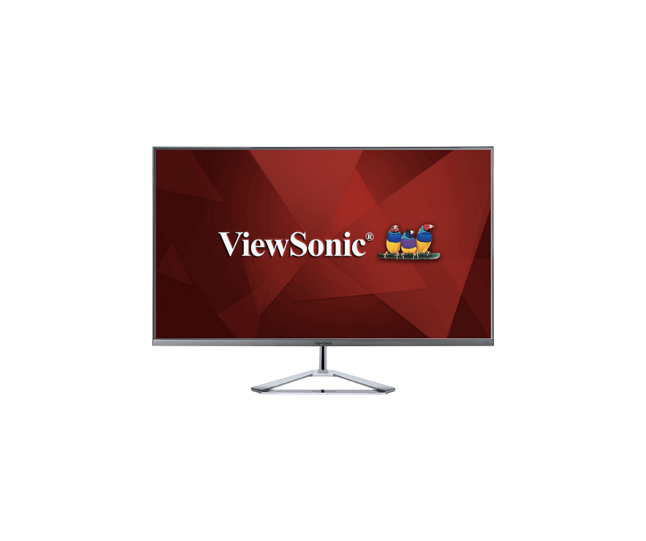 VX3276-2K-MHD-2 | ViewSonic 32″ Frameless Entertainment LED Monitor – Silver