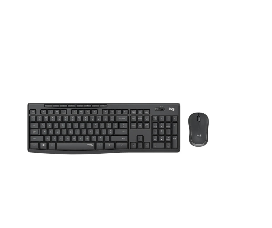 MK295 | Logitech Silent Wireless Keyboard & Mouse Combo - Graphite