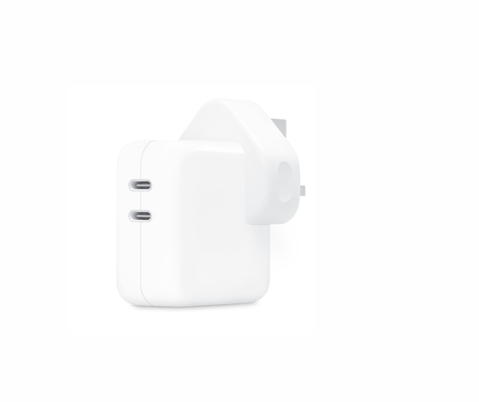 MW2K3 | Apple 35W Dual Power Adapter (USB-C) Pak Mac