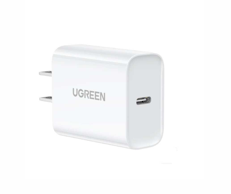 CD137 | Ugreen 20W Fast Charging Power Adapter - White Pak Mac