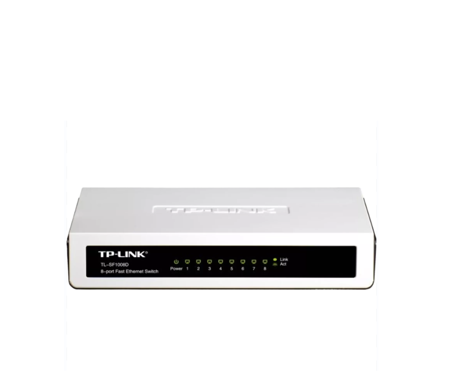 TL-SF1008D | TP Link 8‐Port 10/100Mbps Ethernet Desktop Switch Pak Mac