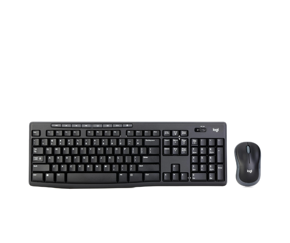 MK270R | Logitech MK270R Wireless Keyboard & Mouse Combo - Black Pak Mac