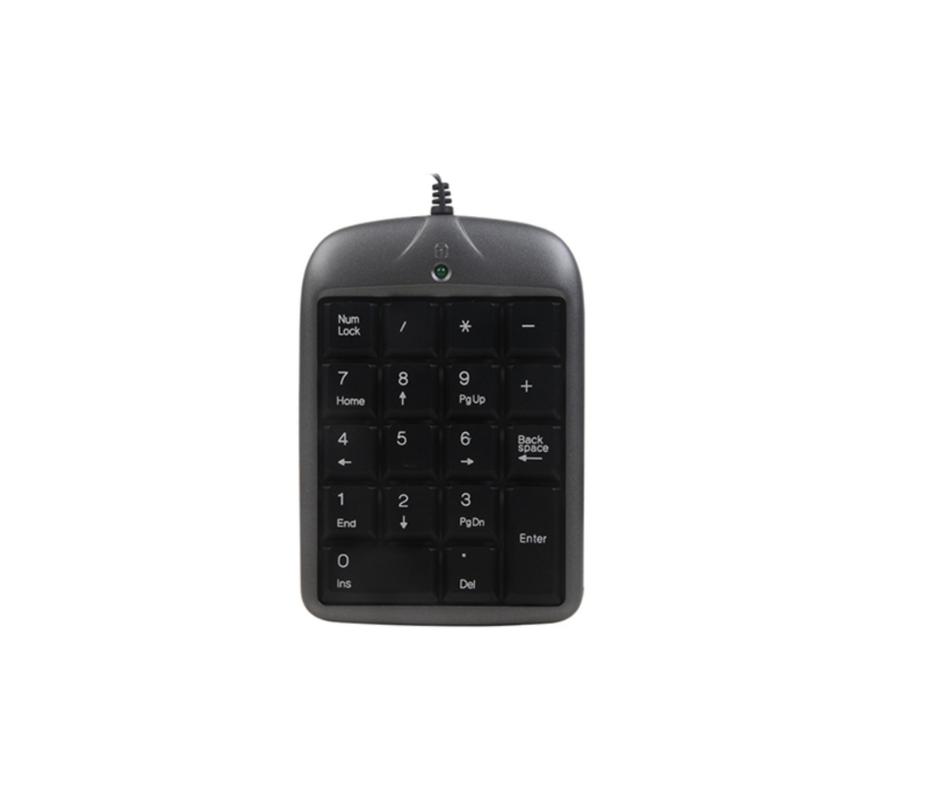 A4TK-5 | A4 Tech Mini Numeric Keypad - Silver/Grey