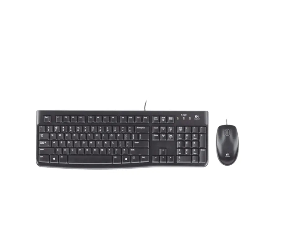 MK120 | Logitech Keyboard & Mouse Combo - Black Pak Mac