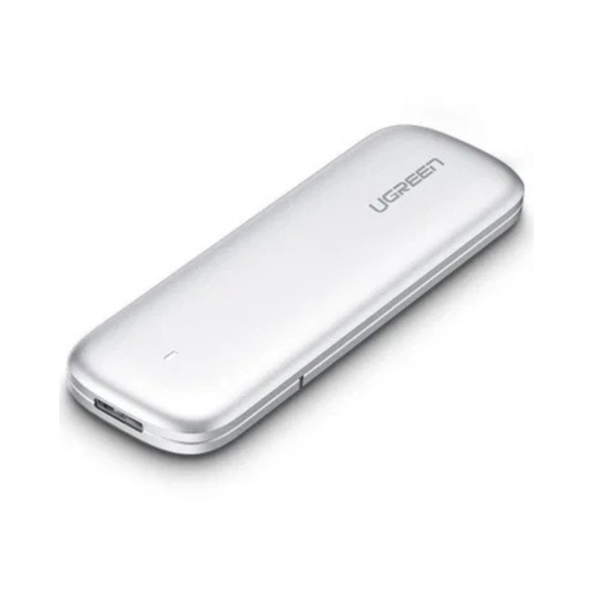 CM238 | Ugreen M.2 Portable Hard Drive Enclosure - Silver