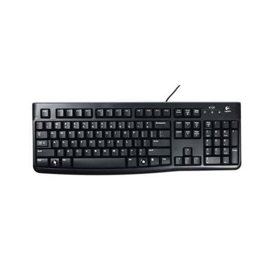K120 | Logitech Plug and Play USB Keyboard - Black