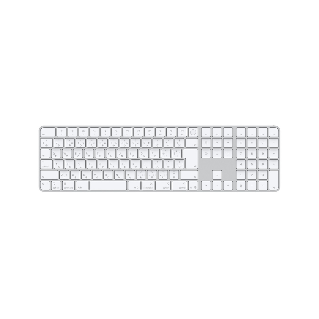 MXK73 | Apple Magic Keyboard with Touch ID & Numeric Keypad (USB-C)- White