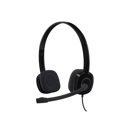 H151 | Logitech Wired Stereo Headset - Black