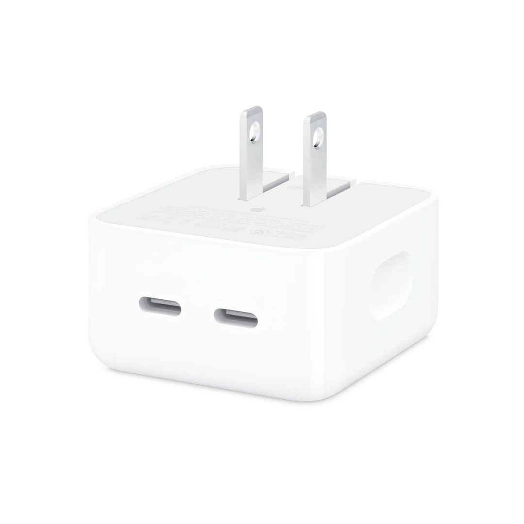 MW2K3 | Apple 35W Dual Power Adapter (USB-C)
