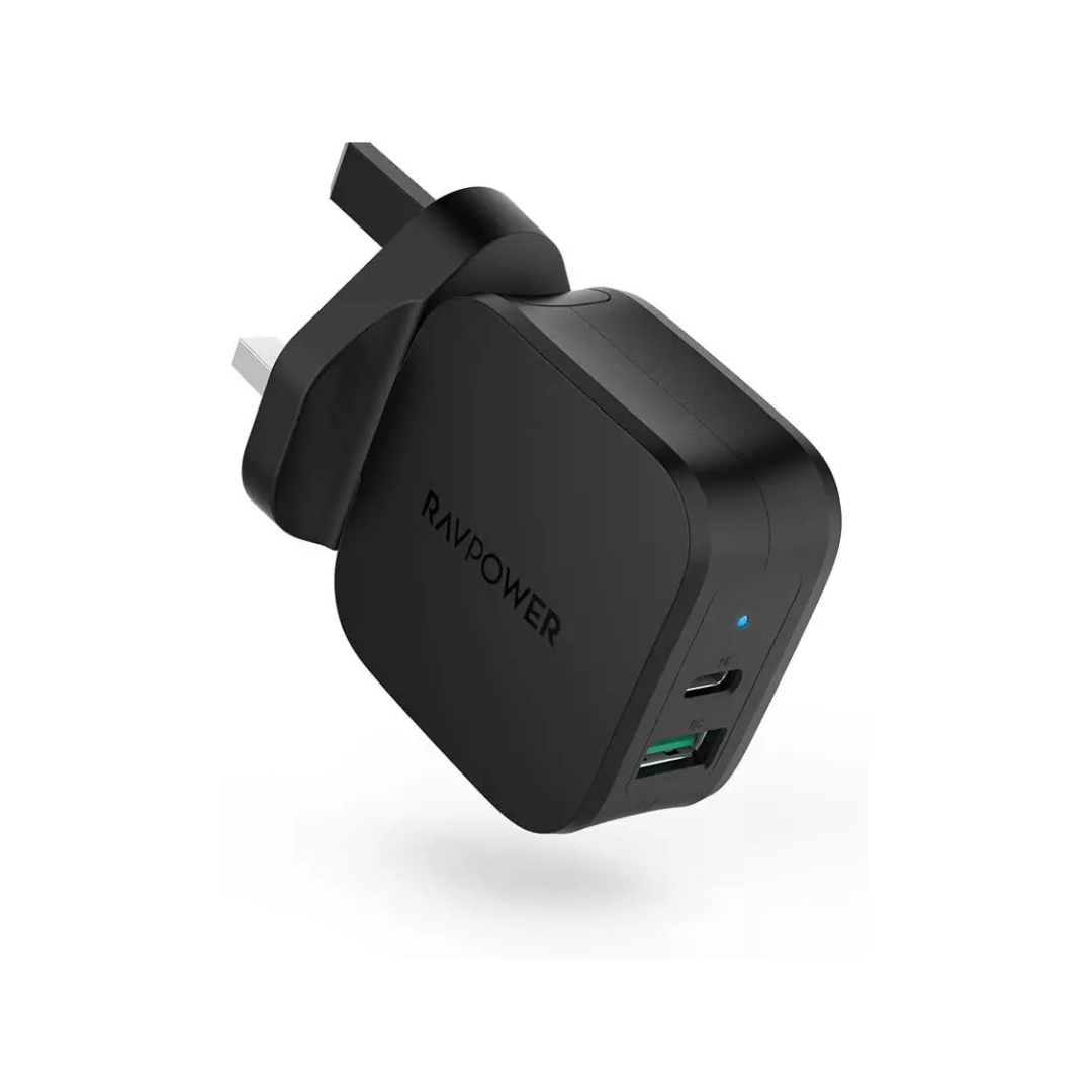 RP-PC108 | RavPower 18W 2 Ports Wall Charger - Black