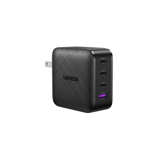 CD224 | UGreen 65W 4 Port Multi USB Wall Charger - Black