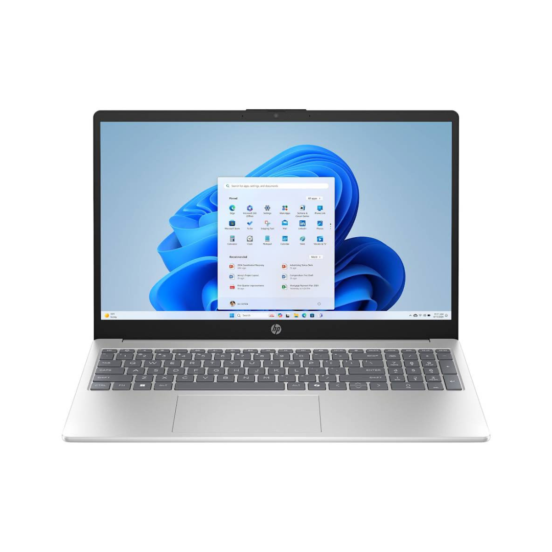 15-fd2100TU | HP Laptop 25C1  AI PC 15.6" Core Ultra 5 225U 16GB/512GB SSD - Glacier Silver