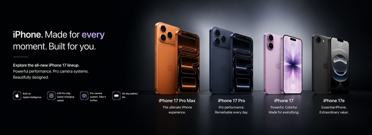 Pak Mac | Apple Store in Pakistan | Buy MacBooks, iPad, iPhone 17