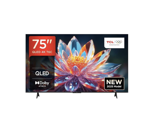 75T6C | TCL 75″ Smart 4K QLED TV