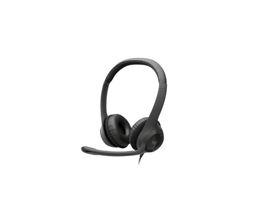 Logitech H390 USB Headset – Black