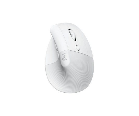 Logitech Lift Vertical Wireless Mouse – White