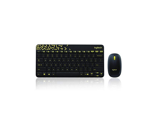 MK240 | Logitech Nano Wireless Keyboard & Mouse Combo – Black
