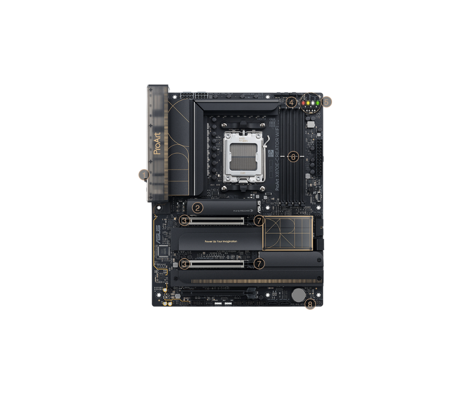 X870E-Creator | ASUS ProArt WiFi Motherboard