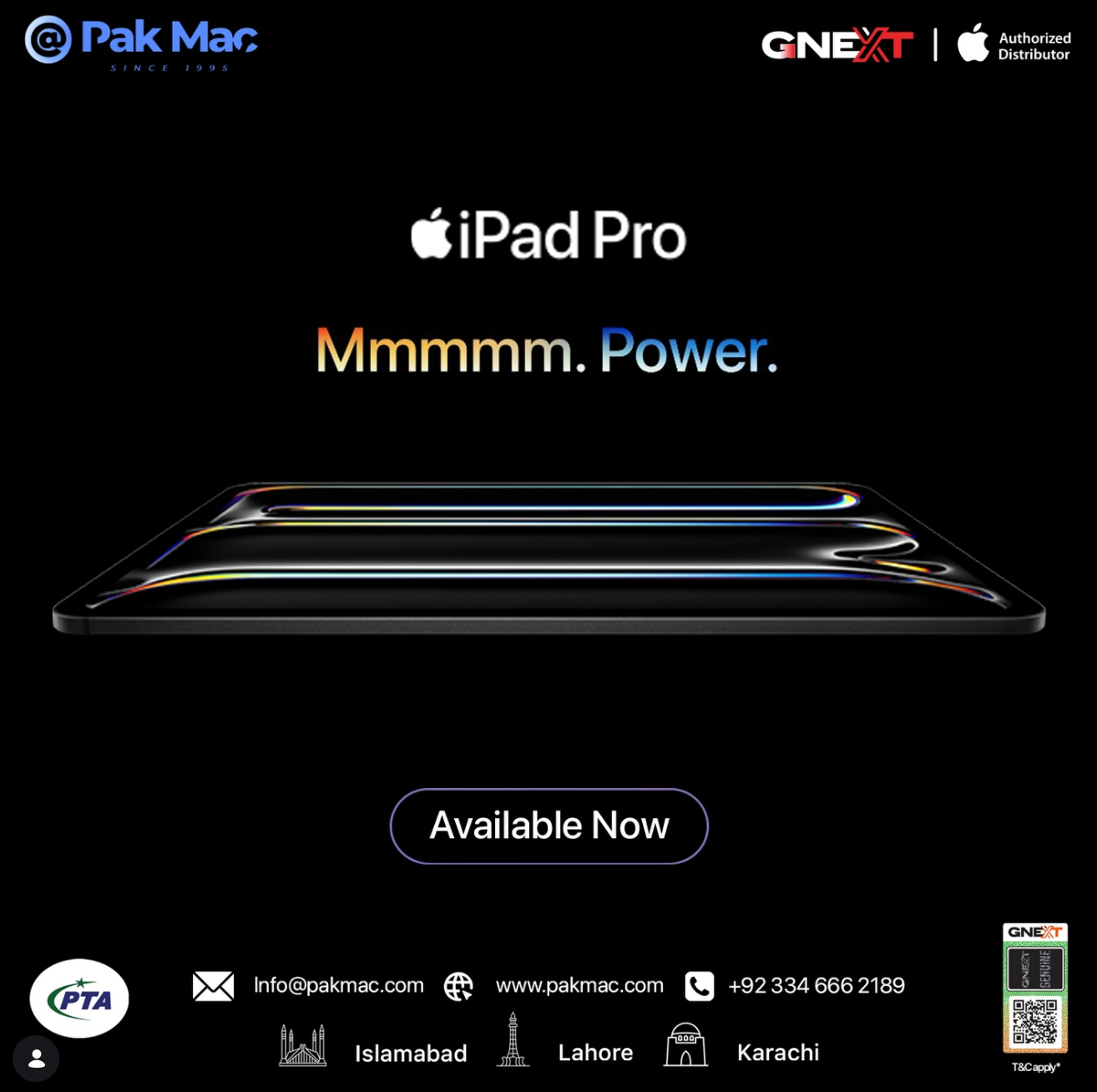 Apple 11" iPad Pro with M5 Chip Pak Mac