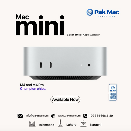 MU9D3 | Apple Mac Mini With M4 Chip (16GB / 256GB SSD) Pak Mac