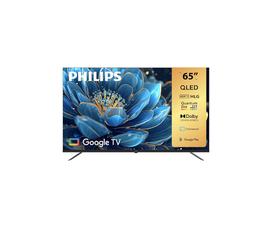 65PQT8169_98 | PHILIPS 8100 Series 65” 4K Ultra HD QLED LED Google TV - Black