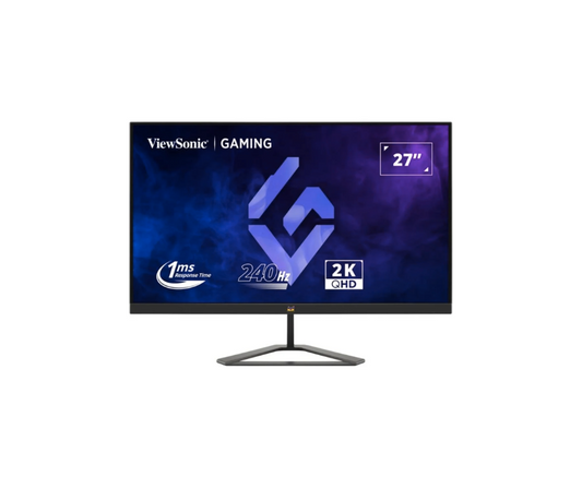 VX2758A-2K-PRO-3 | ViewSonic 27″ Omni Ergonomic Gaming QHD 240Hz IPS LED Monitor – Black