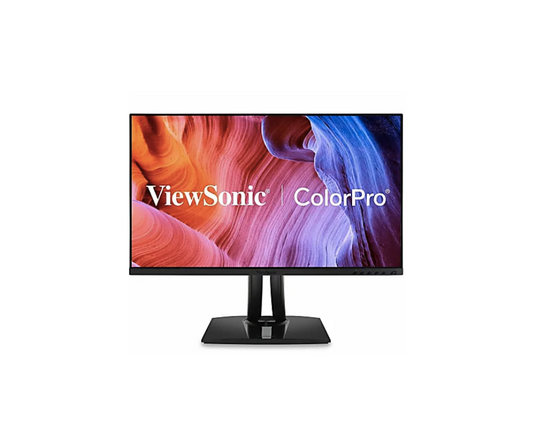 VP3256-4K | ViewSonic 32″ Frameless Ergonomic Professional 4K UHD IPS LED Monitor – Black