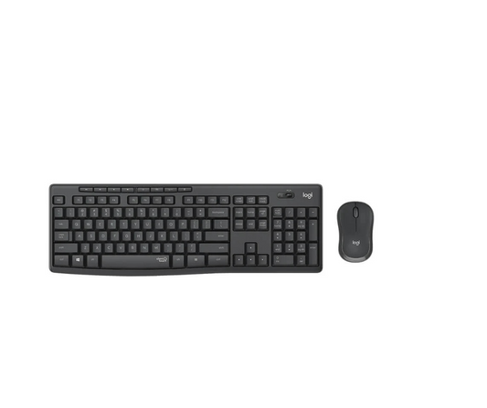 MK295 | Logitech Silent Wireless Keyboard & Mouse Combo - Graphite