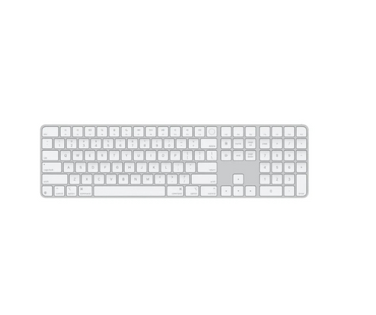 MXK73 | Apple Magic Keyboard with Touch ID & Numeric Keypad (USB-C)- White