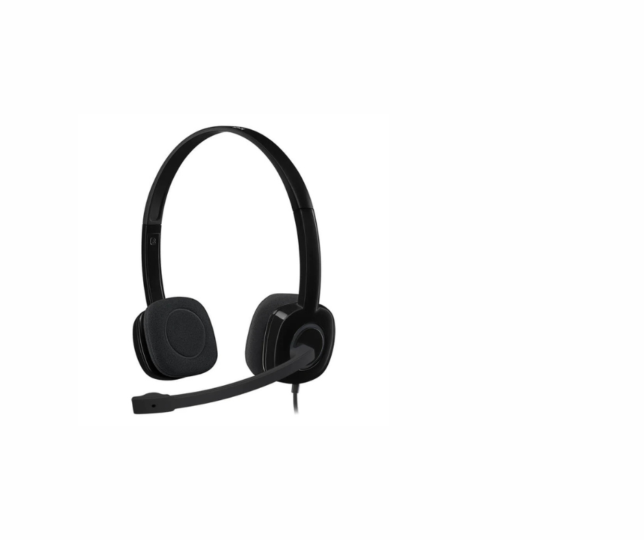 H151 | Logitech Wired Stereo Headset - Black