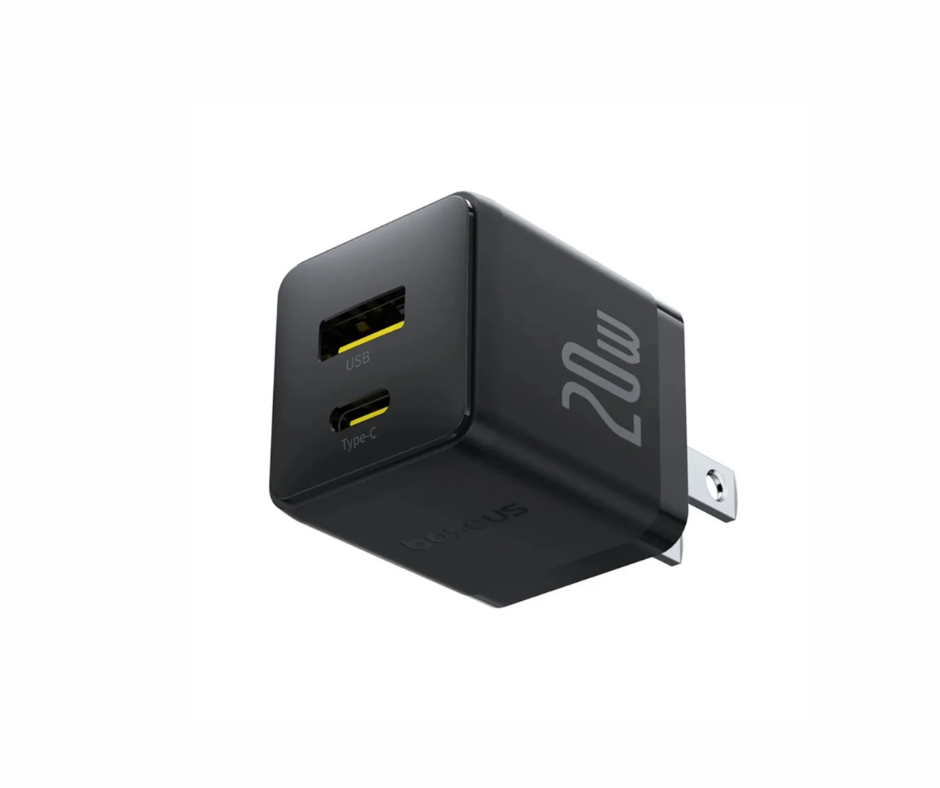 CCZC20US | Baseus 20W USB Type-C & USB 3.0 Adapter - Black
