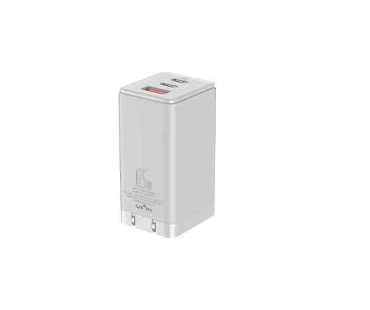 CCGAN65S2 | Baseus 65W Type-C Power Adapter - White