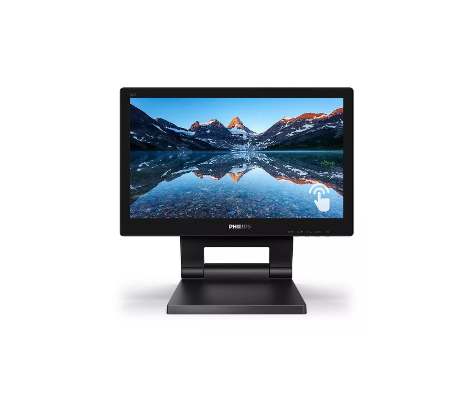 162B9T | Philips 15.6” Portable 10-Point Touch Screen LED Monitor - Black