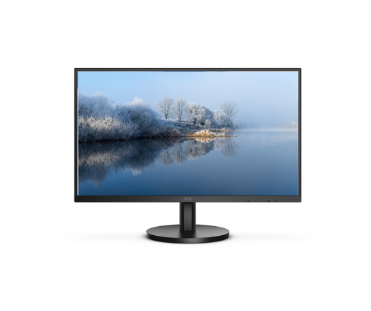 22B3HM | AOC 3-Sided 21.5” Frameless LED Monitor - Black