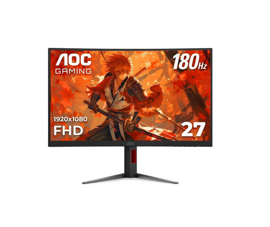 C27G4H | AOC Curved Frameless Gaming LED Monitor - Black