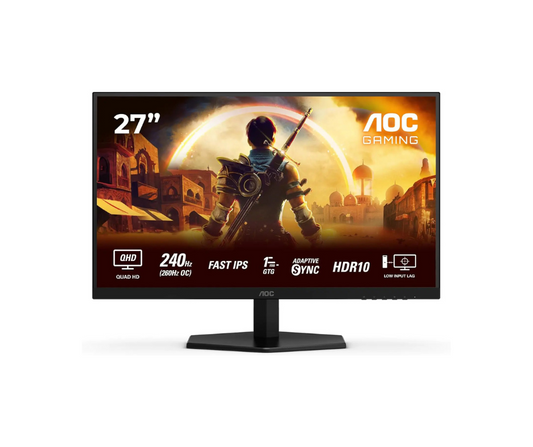 Q27G42ZE | AOC 27" Frameless Esports Gaming LED Monitor - Black