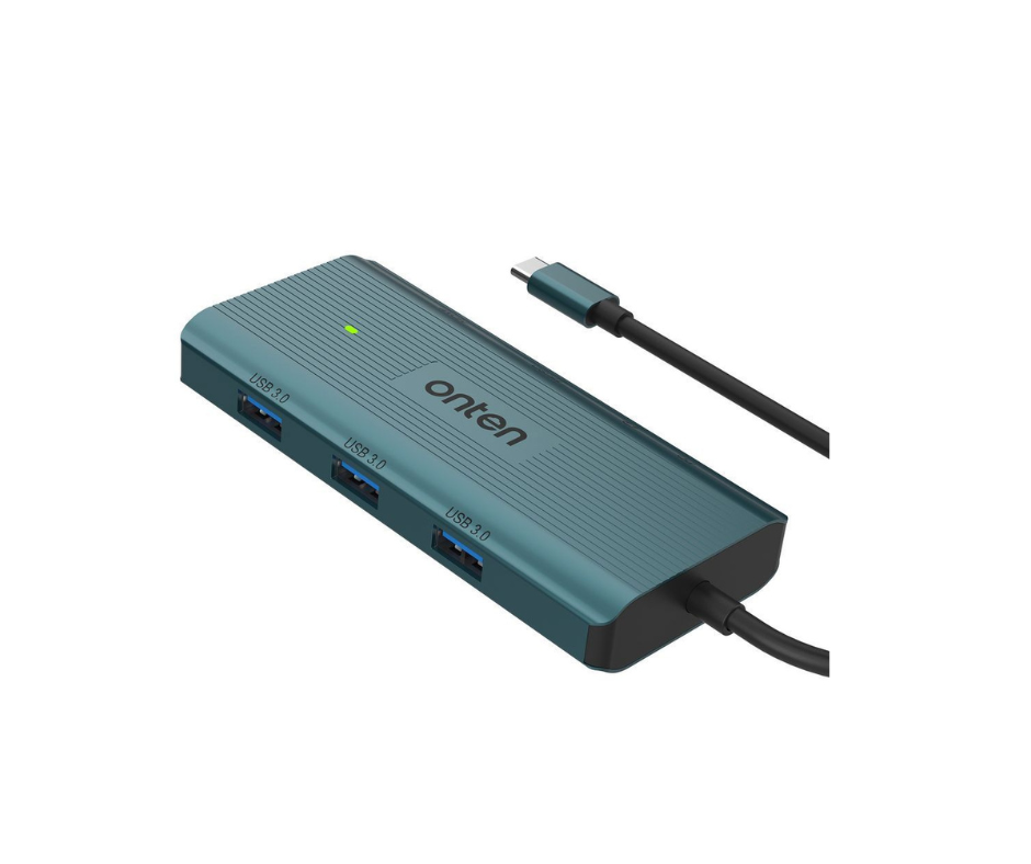 OTN-UC961 | Onten USB-C 9 in 1 Multifunction Adapter - Midnight Green