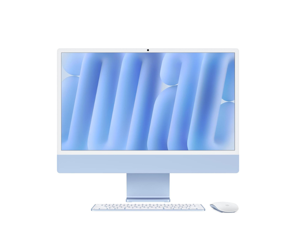 MD2T4 | Apple 24” iMac with M4 Chip (24GB / 512GB SSD) - Blue
