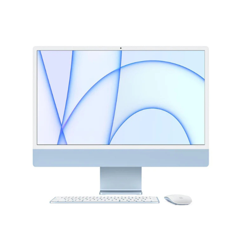Z19L0001N | Apple 24” iMac with M3 Chip (16GB / 2TB SSD) - Blue Pak Mac
